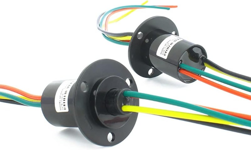 QL-LINRUN Slip Ring Electrical Slip Ring Motor Slip Ring Rotating Connector Slip Ring Electrical Connector Slip Ring Connector 4 Wires 30A Diameter 30mm - Image 2